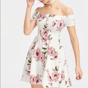 Floral smocked dress